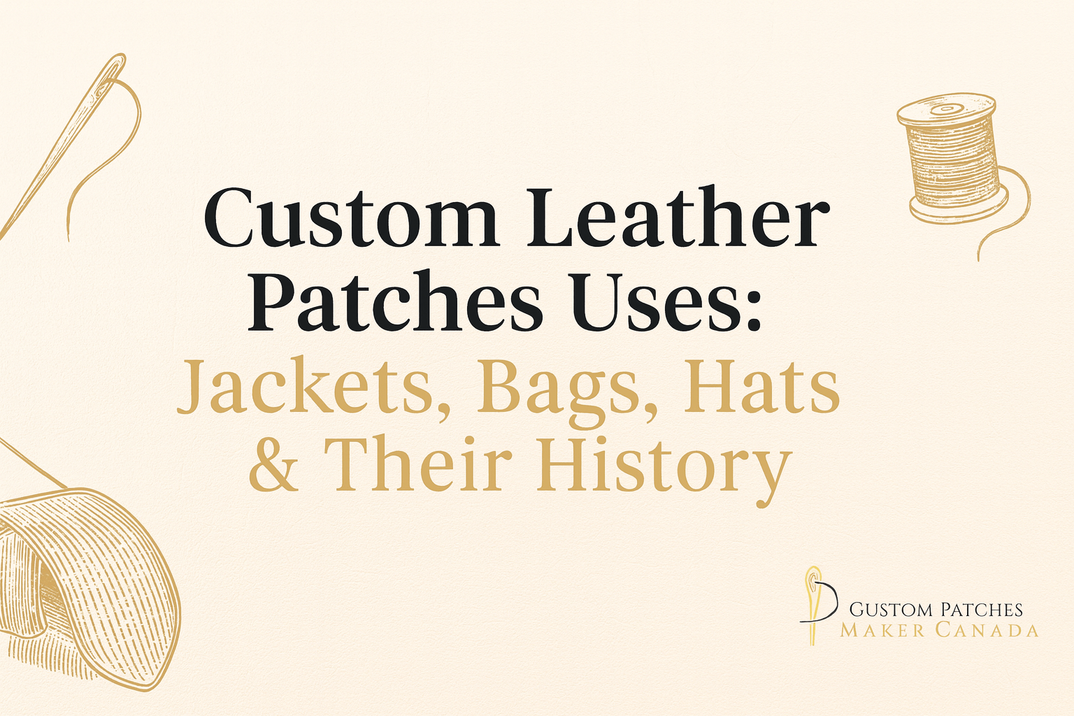 Custom Leather Patches Uses Jackets, Bags, Hats & Their History
