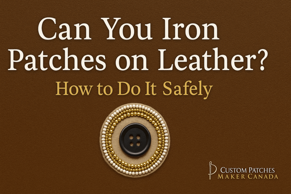 Ironing Patches on Leather Explained