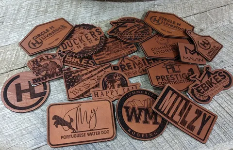 custom leather patches