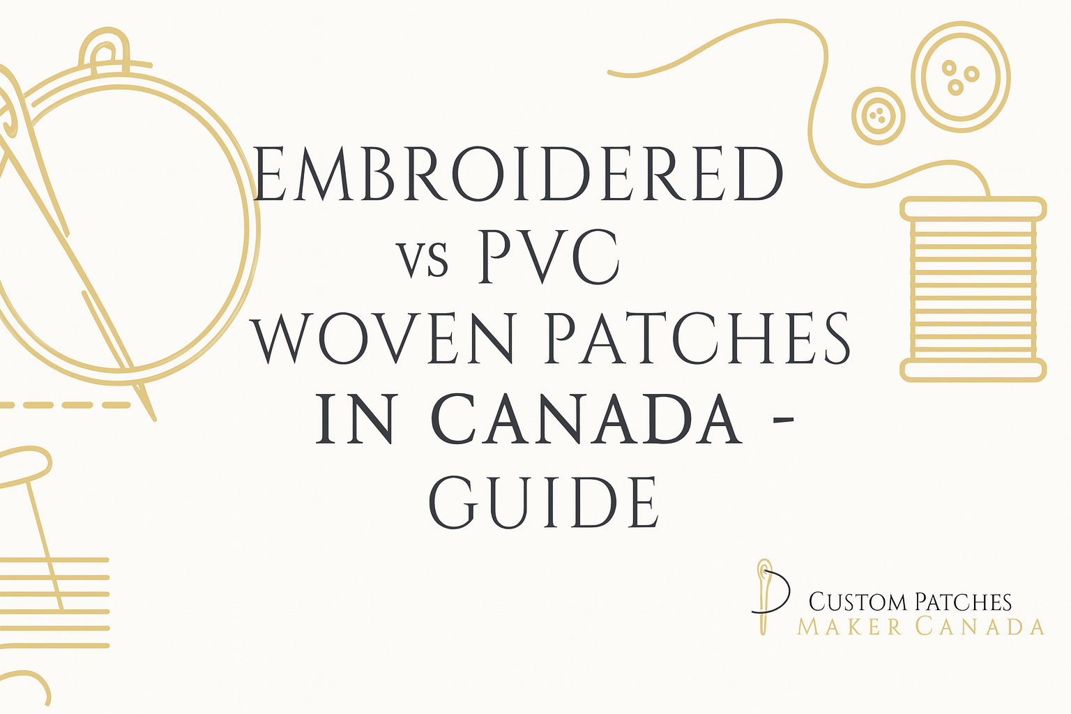 Embroidered vs PVC vs Woven Patches