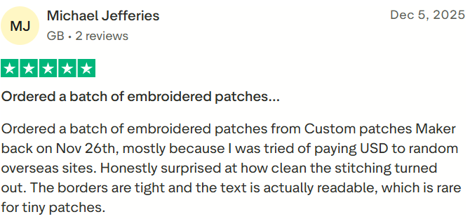custom patches review 5